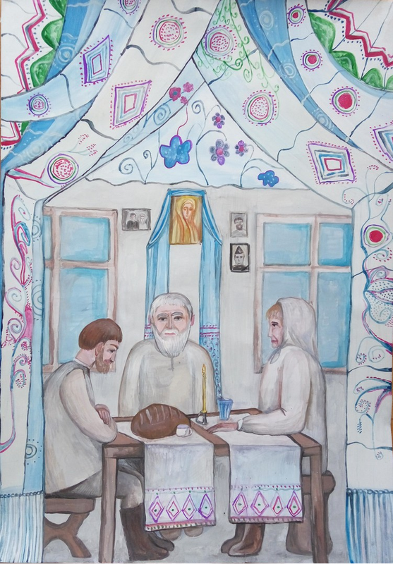 Детский рисунок - помянем