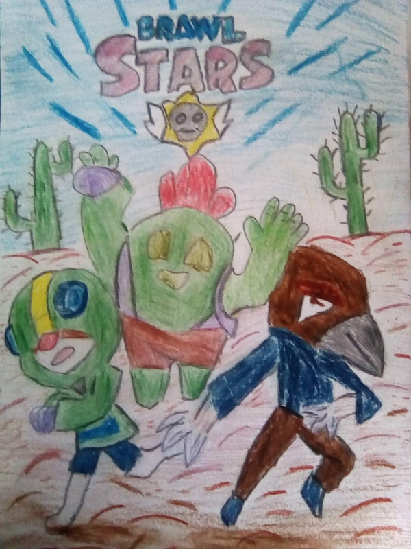 Детский рисунок - Brawl Stars