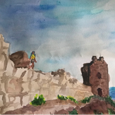 Рисунок "Крым" на конкурс "Конкурс детского рисунка “Как я провел лето - 2020”"