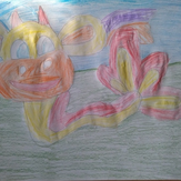 Рисунок "Радужный пришелец" на конкурс "Конкурс детского рисунка “Невероятные животные - 2018”"