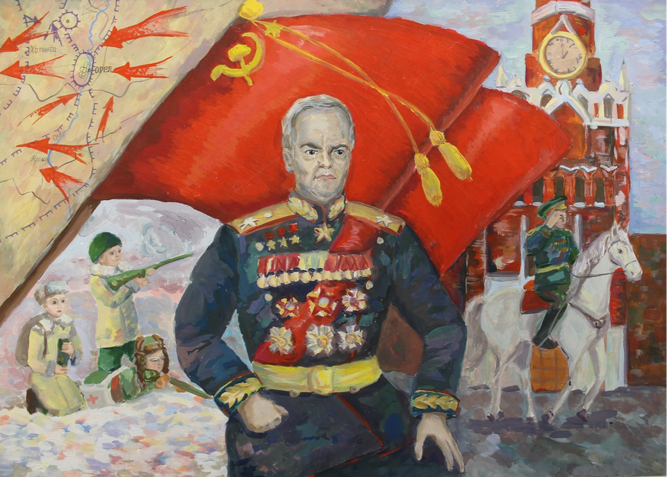 Детский рисунок - Легендарный полководец