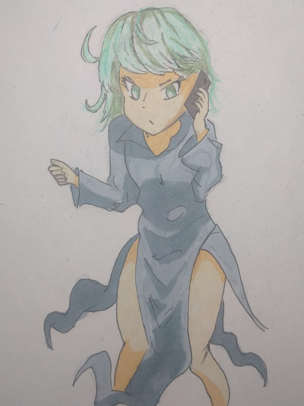 Детский рисунок - Tatsumaki
