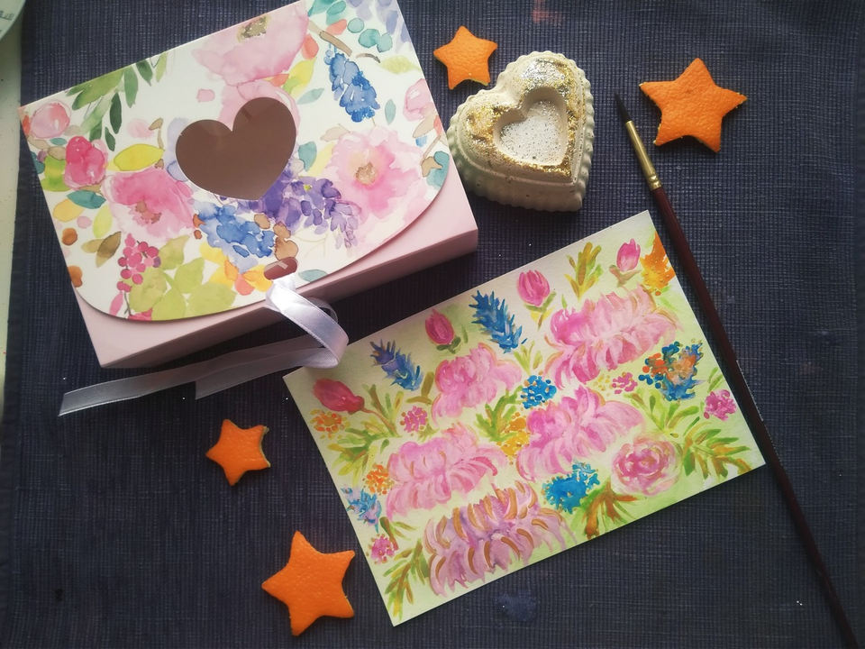 Детский рисунок - В ожидании солнца