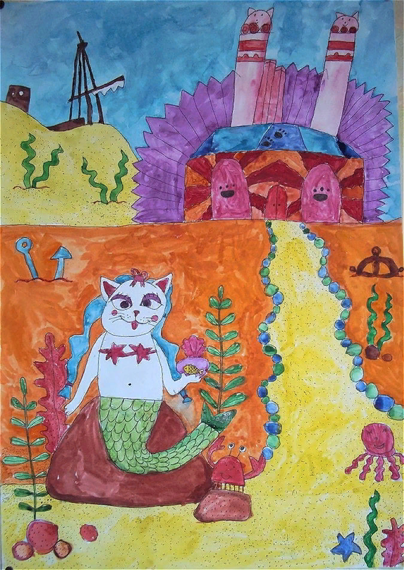 Детский рисунок - Которусалка