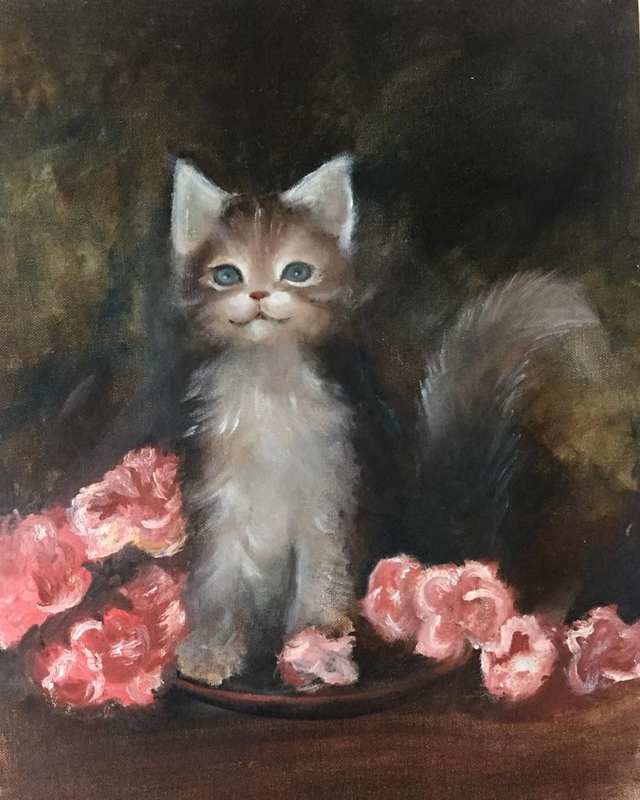 Детский рисунок - Мартовский кот