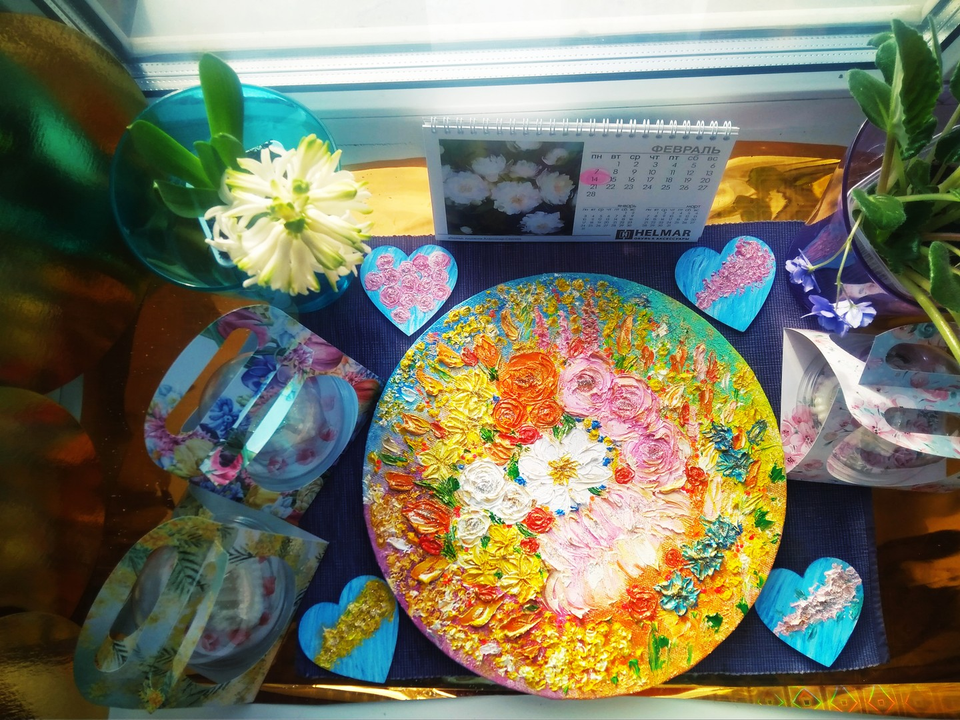 Детский рисунок - С днём Святого Валентина