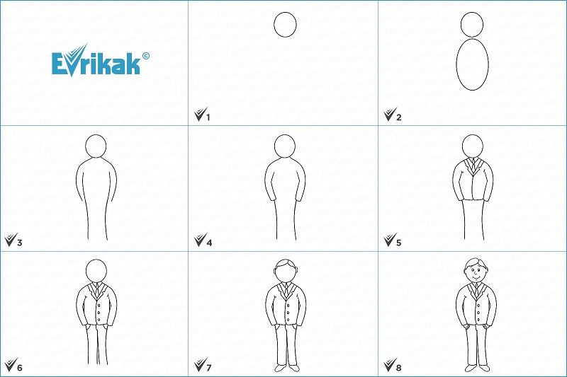 Рисуем папу